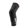 100% PROTECCIONES Unisex Adult Teratec Knee Guards Heather Grey/Black-XL Knee