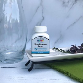 21st Century Slow Release Iron Tablets, 60 Count