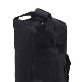 SPYMINNPOO Boot Bag with Handle Oxford Cloth and Leather Black Portable Boots Storage Bag for Cowboy Boots Snow