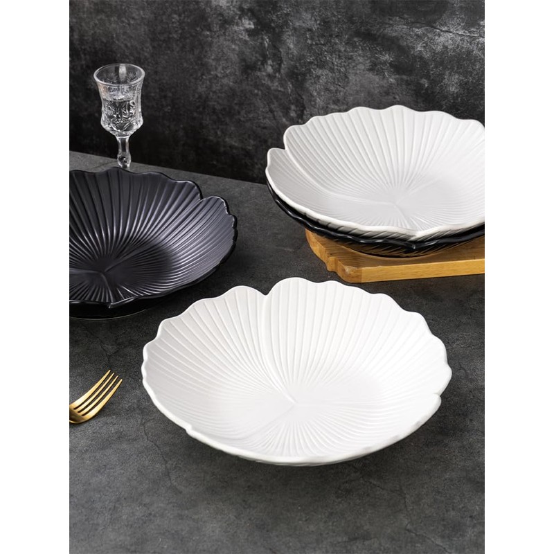 CLAY TONIC Claytonic Set of 3-Japanese Style Flower Petal Shaped