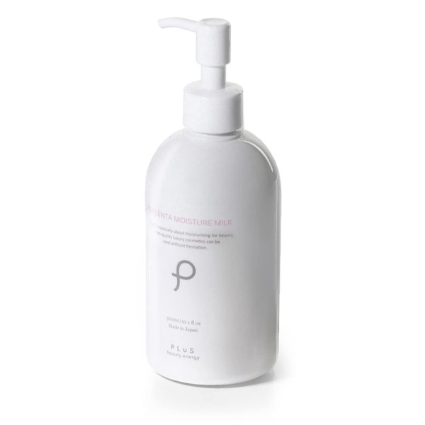 PLuS Emulsion Placenta Moist Cure Milk EGF Hyaluronic Acid Placenta (Made in Japan) (10.1 fl oz (300 ml) Bottle Type)