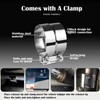 4 Inch Exhaust Tip with a Clamp, Chrome Structure,4'' Inlet
