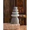Garden Age Supply Natural River Stone Rock Cairn Sculpture Stacked
