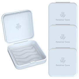 Braces Box Dento Box Rail Box (Also for Bite Splint, Grinding Splint) Pack of 4 KFO Box (White)