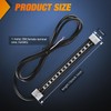 Nilight 2PCS 5Inch LED Motorcycle Turn Signal Running Brake Stop