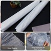 Lewtemi 12 Pack Clear Heavy Duty Plastic Drum Liners Large