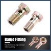 INFINAUTO 2 Set 12mm 14mm Banjo Hose Barb Bolt Fittings