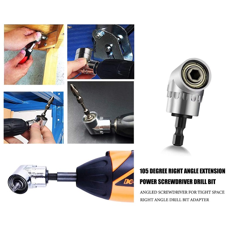 Tomato Palace Flexible Drill Bit Extension + Right Angle Drill