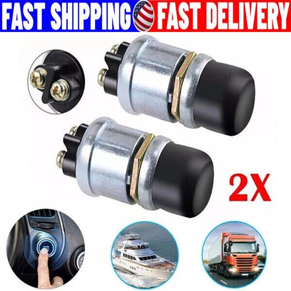 Unbranded 2PCS 50A 12V Waterproof Car Boat Switch Horn Engine