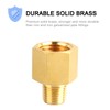 SUNGATOR Brass Pipe Fitting, Adapter, 1/8" Male Pipe x 1/4"