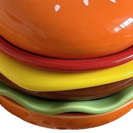 Ｂｅｓｇａ Plates and Bowls Set Stackable Burger Plate Set Combination Tableware Dinnerware for Holiday Housewarming Wedding Sushi