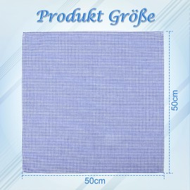 jiawaggag Costume Scarf, Chequered, 50 x 50 cm, Oktoberfest Women's Outfit, Bavarian Accessories for Carnival, Oktoberfest, Costume Party, blue white