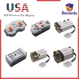 Stemedu CaDA MOC Power Servo Motors Pro For Legoed Power Functions Upgrate Technical Set - 5pcs kit