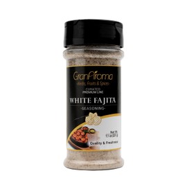 GranAroma White Fajita Seasoning, Spicy & Savory, Delicious Taste, Fajitas & Tacos (7.1 Ounce)