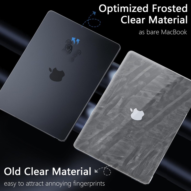 MEEgoodo for MacBook Air M3 M2 13.6 inch Case 2024