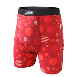 Men's Incontinence Underwear, Reusable + Washable, Up to 100ml/3.3oz Leak Absorption, Comfortable and Stylish (Bubbly Jim, Small)