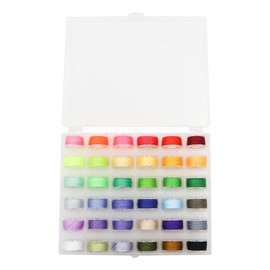 Namvo 36 Colors Sewing Machine Bobbins Threads with Storage Box Filled Sewing Bobbins for Household Handheld Sewing Machines