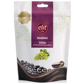 Elit Dark Chocolate Covered Raisins Dragee - 1 Pack