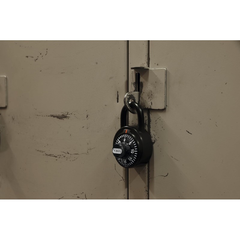 Abus 78/50 Combination Lock, Black (Carded Packaging)