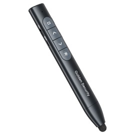 Golden Security Presenter, PowerPoint Remote Control Presentation Remote Control Pointer for Presentations, PowerPoint Presenter, Power Pointer Presenter with Writing, Hyperlink & Volume Control