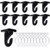 OALEN 20 Drop Ceiling Hooks for Classrooms & Offices, Black