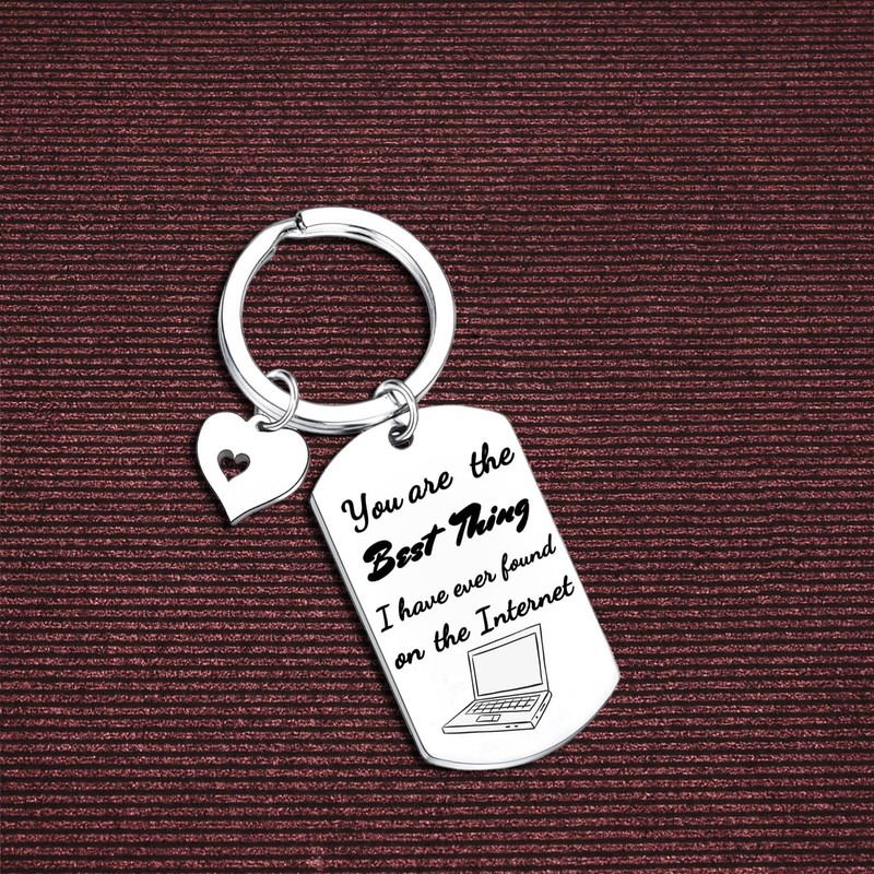 Nfyxcaz Couple Gifts Girlfriend Gifts Keychain from Boyfriend Valentine's Day