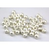 RayLineDo® Pack of 50pcs 10mm White Pearl Bead Cap Half