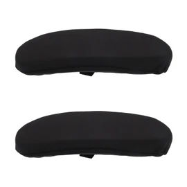 Frcolor Armrest Cushion Armrest Cover for Office Chair Chair Elbow Rest Cushion Armrest Cushion Cover Both Elbow Set (Black/Size 1)