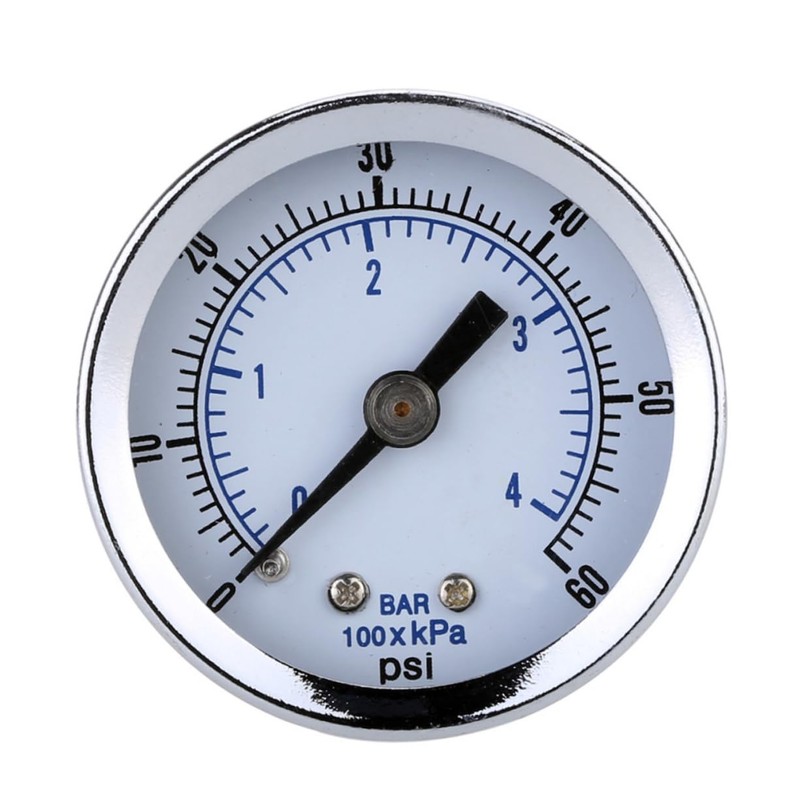 TEHAUX Water Pressure Gauge 0-60psi Vacuum Gauge Tester Mini and