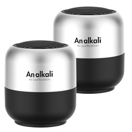 Fridge Deodorizer – 2 Pack Refrigerator Odor Eliminator, Lasts 10 Years, Chemical-Free Fresh Odor Eliminator Kit, More Effective Than Baking Soda, for Kitchen Appliances, Closet, Car, Pet Areas-Black