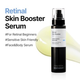 MEDITHERAPY Retinal Skin Booster Serum | Retinaldehyde, Niacinamide Anti-Aging Serum - K-Beauty Facial Serum for Fine Lines, Firming & Radiance | Hydrating Face Serum All Skin Types, 5.07 fl oz