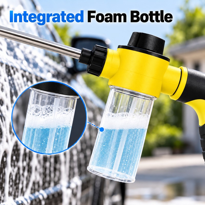 High Pressure Hose Nozzle for Car Washing – Handheld Water