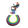 Kisangel 1PC Elastic Exercise Band Exercise Resistance Ropes Exerciser Band