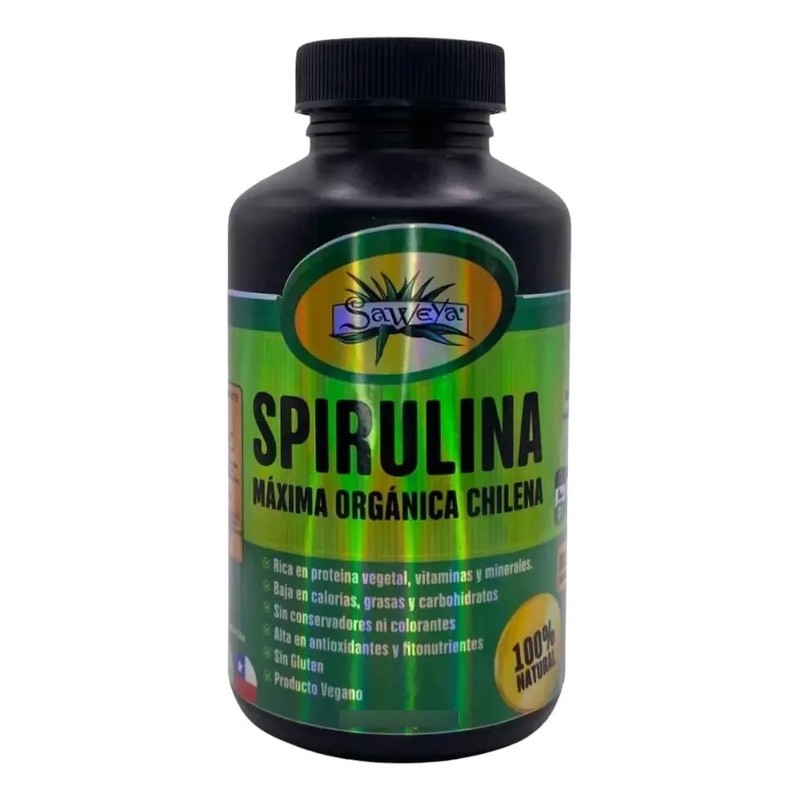 3 Pack Spirulina Máxima Orgánica Chilena 300tabs 150gr Cu.