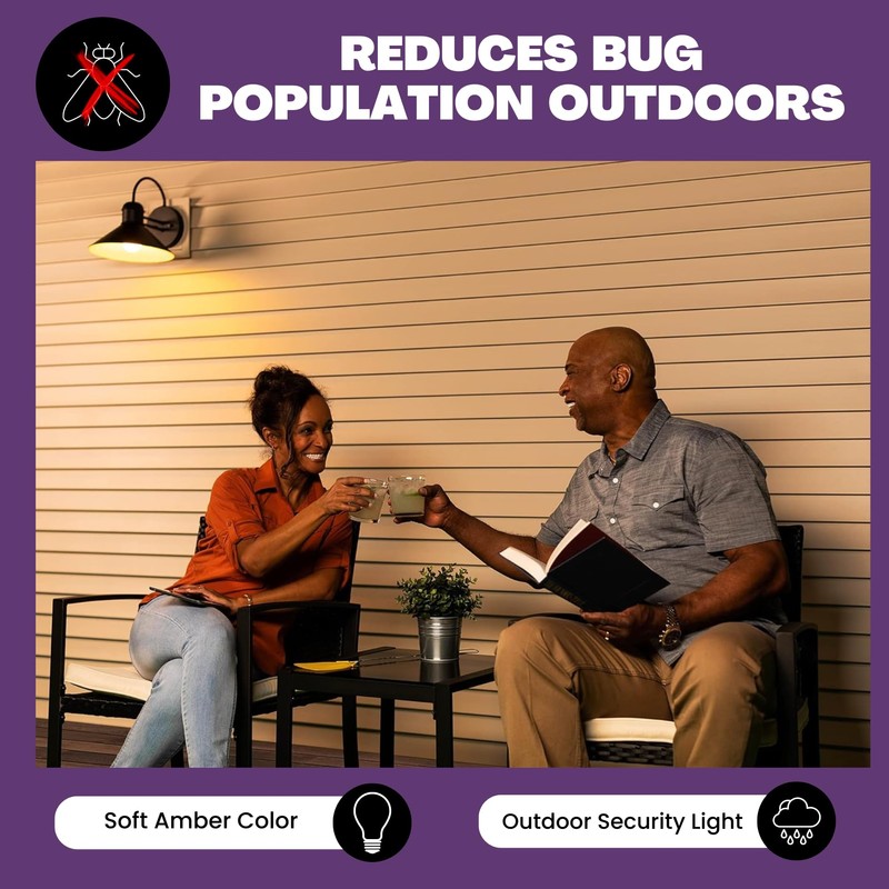 Norb Bug Lite - Bug-Reducing LED Light Bulb, Anti-Bug Outdoor