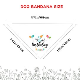 My 2nd Birthday Dog Birthday Bandana Dogs Second Birthday Boy Girl Birthday Boy Girl Dog Bandana Dogs 2nd Birthday Boy Girl Puppy Bandana Dog Scarf Bibs for Small Medium Cat Dogs