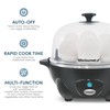 Elite Gourmet Easy Electric 7 Egg Capacity Cooker, Poacher, Omelet