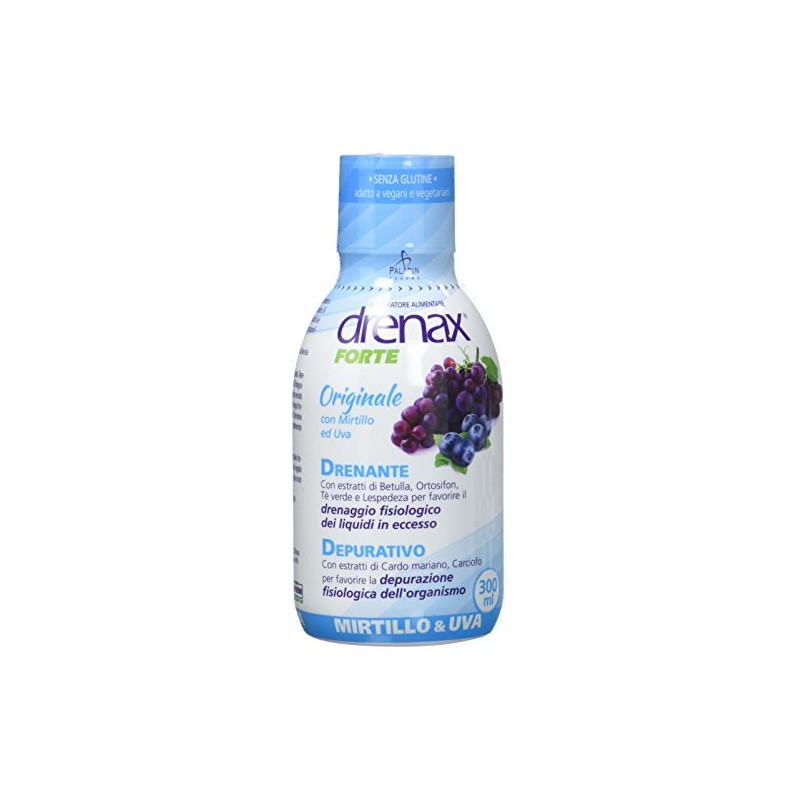 DRENAX FORTE MIRTILLO 300ML - Integratore Alimentare