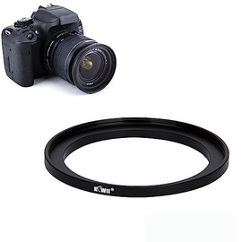 Kiwifotos 52mm-58mm Step-up Adapter Ring for Lenses (52mm Lens to 58mm Filter, Hood, Lens Converter and Other Accessories)