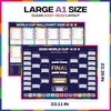 2026 Bracket Poster A1 Size - US Kick Off Times