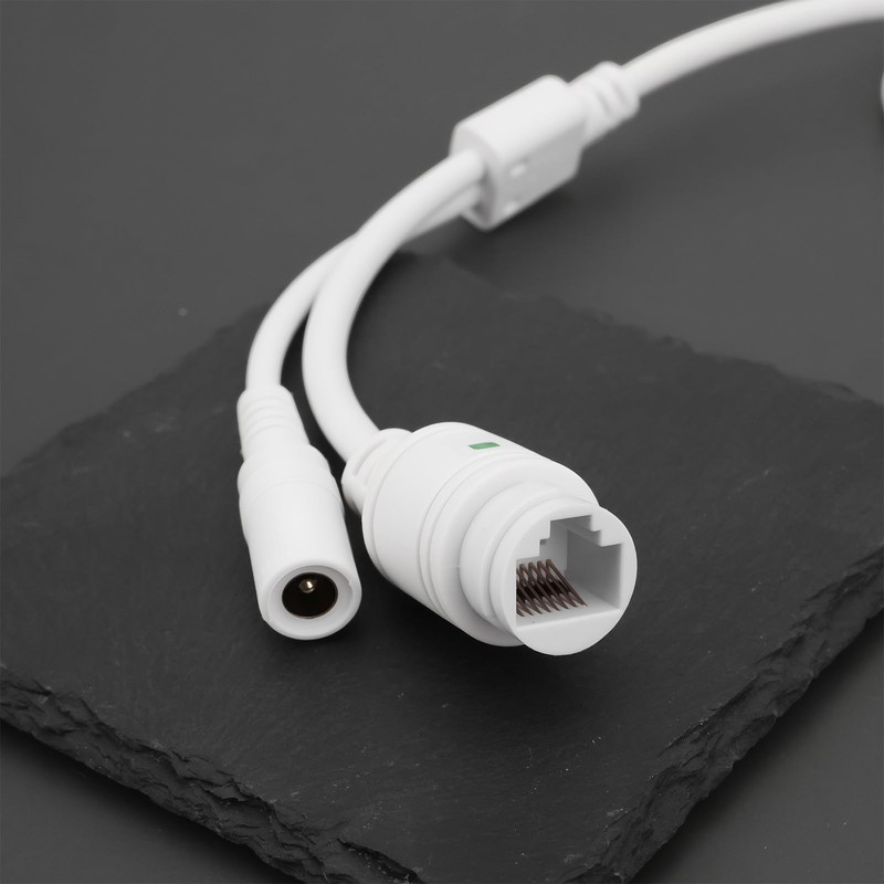 VGOL 9-adriges POE-LAN-Kabel, RJ45-Kamera-Netzwerkkabel, 12 V, 70 cm, kompatibel mit