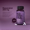 Resveratrol 200mg Puro 120 Cápsulas con Semilla de Uva Nutrabasics