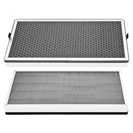 JISIZKY JF888 Replacement Air Filter Compatible With Jafända Air Purifiers Jafanda JF888,H13 True HEPA 3-in-1 Activated Carbon Filter(2-Pack)
