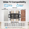 Full Motion TV Wall Mount Bracket for 37-86 inch TV