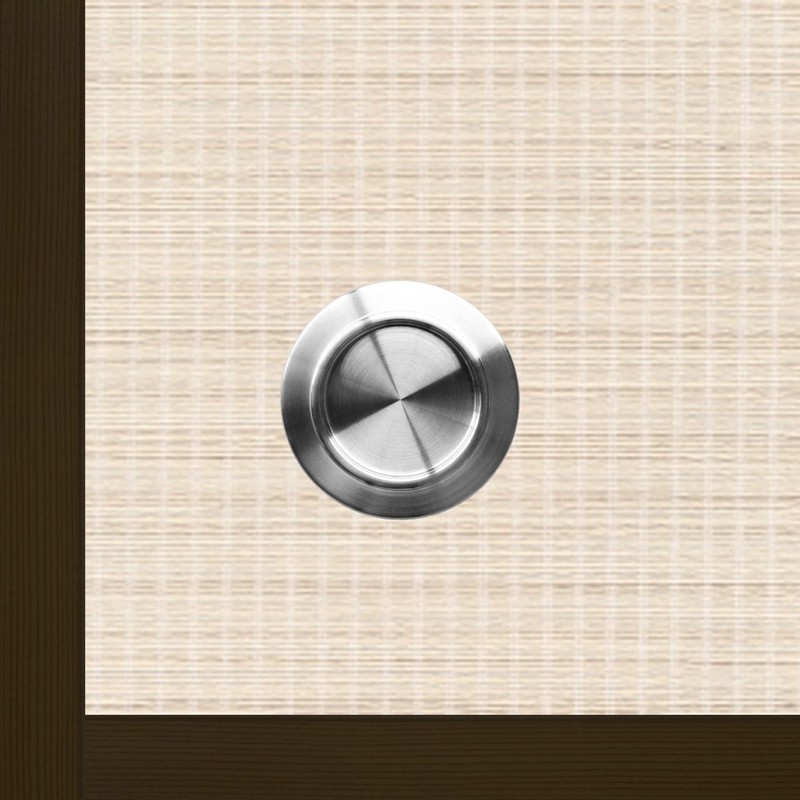 Fusuma Handle Pull 1 Piece Round Sliding Door Pull Japanese