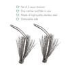 Bredemeijer 2-Piece Drop-Catcher, Stainless Steel, Silver, 2.5 x 3 x