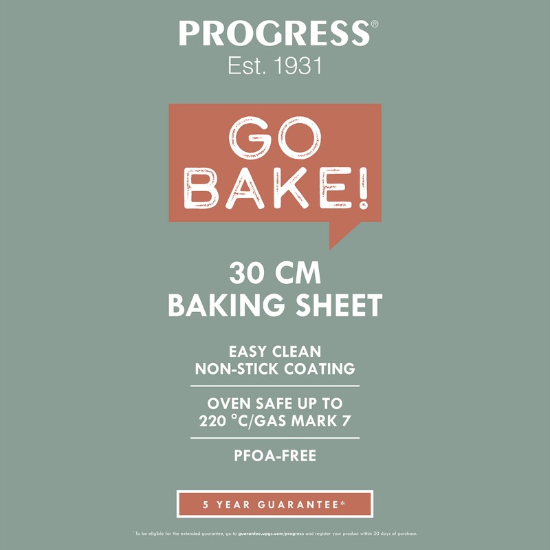 Progress BW11367TEU7 Go Bake 30 cm Baking Tray, BPA/PFOA Free,