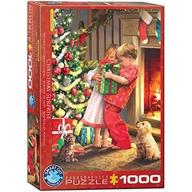 Eurographics 1000 Pieces - Christmas Surprise by Simon Tread, White