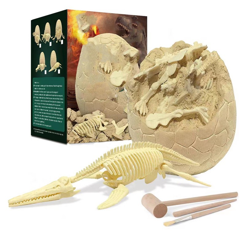 Dinosaur Egg Excavation Kit Jumbo Egg Unearth 14 Different Dinosaurs