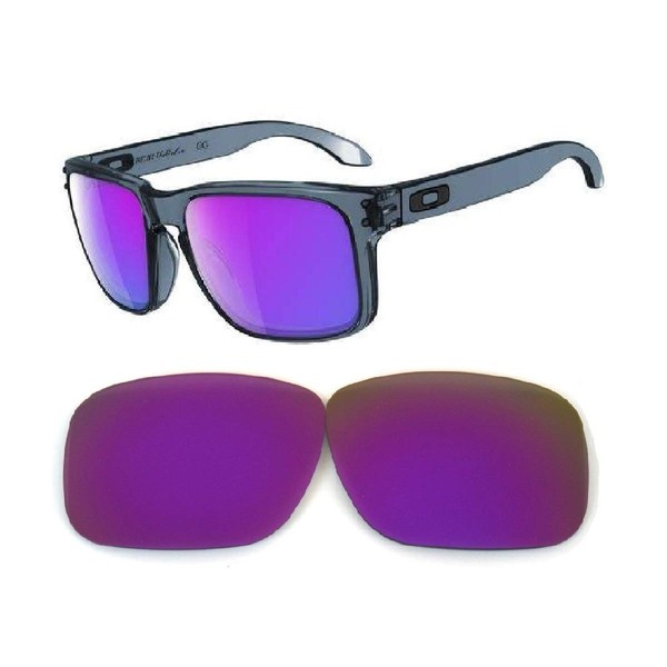 Galaxy Replacement Lenses For Oakley Holbrook Purple Color Polarized